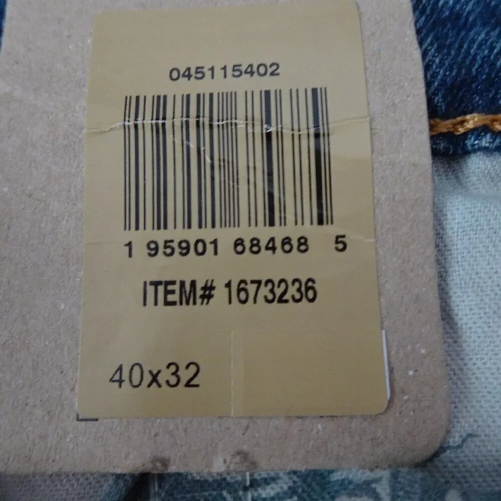 Levi's 511 Slim Jeans Men's Size 40x32 Blue Denim Stretch
